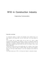 RFID in Construction Industry