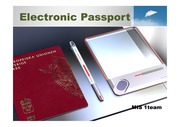 미래 전자 여권 (Electronic Passport) -  발표 PPT 자료