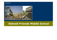 친환경 건축물 사례 (Sidwell Friends Middle School)