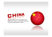 [PPT배경] 중국 중국문화 중국사회 중국문화 중국경제 관련 파워포인트 템플릿
