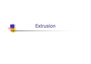 Extrusion 압출성형