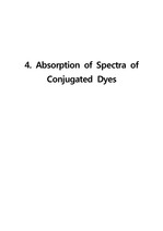 Absorption of Spectra of Conjugated Dyes
