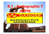 Radiographic Testing, 방사선검사의 모든것