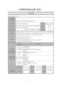 새터민가정 사회적응 향상 프로그램