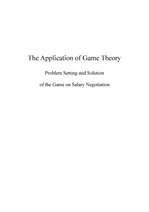 application of the game theory