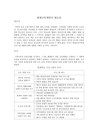 평생프로그램 목적&amp;필요성