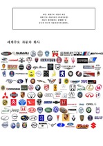 세계주요 자동차 회사 세계 주요 자동차회사 (자회사포함)