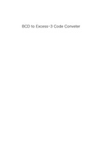 BCD to Excess-3 Code Conveter
