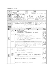 과학과 교수학습과정안,과학과교수학습계획안,개구리의성장과정학습지도안,