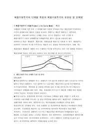 제품수명주기의 단계별 특성과 제품수명주기의 유효성 및 문제점