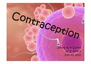피임(Contraception) 영어발표자료