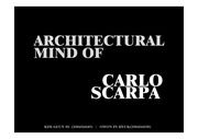 Carlo Scarpa의 건축에 대한 연구