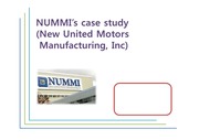 NUMMI 공장의 성공 요인 (인사체계)