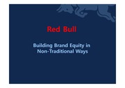 레드불(Red Bull)의 마케팅 전략