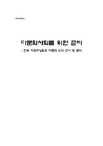 다문화사회를 위한 준비-한국 사회구성원의 다문화 인식 조사 및 분석