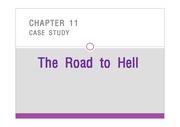 Multinational Management 11장(Chapter 11) case The road to hell 발표 자료
