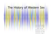 The history of Western sex