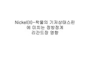 Nickel(II)-착물의 기저상태스핀에 미치는 정방정계