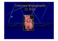 Coronary angiography (PTCA &amp; PCI)