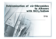 Debromination of vic-dibromides to alkenes with BiCl3, Ga