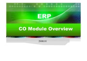 ERP(SAP)상세모듈소개-CO모듈 소개