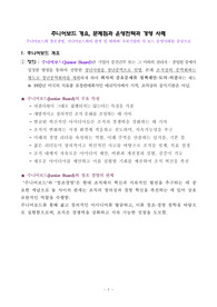 (추천) 주니어보드 개요, 문제점과 운영전략과 사례 - 변화혁신 창조경영 사례