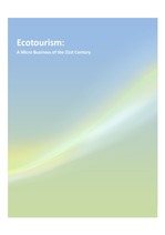 Ecotourim (에코투어리즘, 생태관광)의 정의, 비용이익분석, 예
