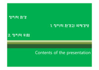국제경영에서의 정치적환경