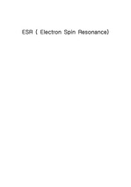 Electro spin resonance (전자스핀공명)