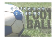 축구 포지션별 역할 및 유형별 전술 PPT