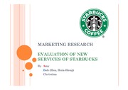 Starbucks Marketing Research