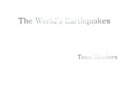 세계 지진 사례