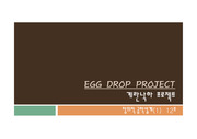 계란 자유낙하 실험 보고서