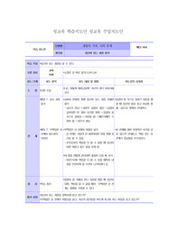 성교육 학습지도안 성교육 수업지도안