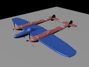 3D 마야 MAYA 비행기 모델링 소스(mb file)