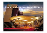 Sheraton Grand Walkerhill Hotel의 경영 전략