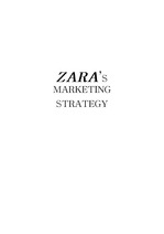 ZARA 마케팅 전략