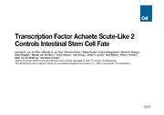 (논문 발표) Transcription Factor Achaet scute-lke 2 controls intestinal stem cell fate