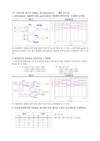 3.가산기와 감산기[예비]