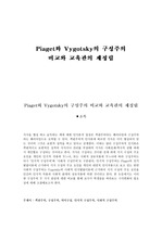 Piaget와 Vygotsky의 구성주의 비교와 교육관의 재정립 논문