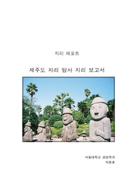   [제주도] 제주도 지리 리포트 (제주도 지리, 방언, 문화, 환경 분석 리포트)
