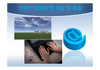 인터넷 마케팅의 개념 및 특징
