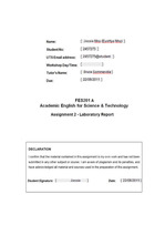 Boyle`s law lab report (실험리포트 영문)