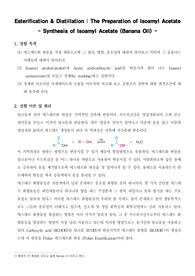 [유기화학실험]Synthesis of Isoamyl Acetate