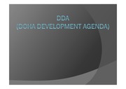 DDA(Doha Development Agenda) 도하개발 아젠다 발표자료 ppt