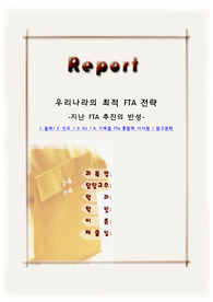 우리나라의 최적 FTA전략