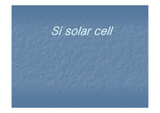 실리콘 태양전지 발표 자료