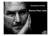 Steve Jobs 일생,위기와 애플 공식, 중요순간들!