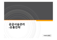 공습사슬관리-유통전략