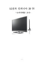 소비자행동 연구(LG 3D TV 구매)